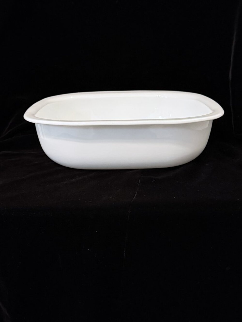 3 Pc Corning Ware Simply Light 2.5 Qt White Casserole Baking Dish with Glass Lid - Picture 4 of 11